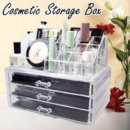 Acrylic Cosmetic Make Up Beauty Container Storage Arrange Organizer Case Box / Kotak Simpanan Barang