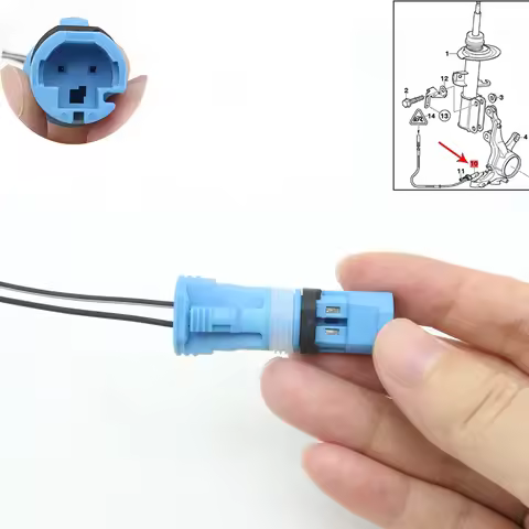 61131392246 ABS Wheel Speed Sensor Connector For BMW X1 X5 E82 E88 128i E90 E91 E92 325i E60 E61 E63