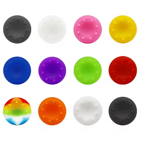 120 pcs Non-slip Silicone Thumb Stick Grip Cap for PS2 PS3 PS4 PS5 Xbox One Xbox 360 Xbox Series X S