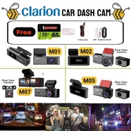 4k Clarion CAR Dash Cam Pro,Front Dash cam ,Cam Cabin View, Rear Cam view, Car Dashcam