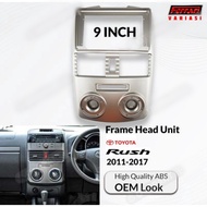 Frame / cover head unit 2 din old Rush car 7" Ferrari variation