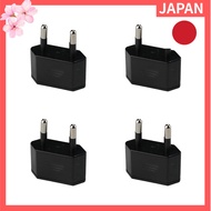 Europe Travel Plug Adapter Type C [4 Pack] - Compatible with Europe, Korea, Spain, Finland & More - 