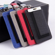 IU MISS Fashion Men Neck Strap/Hand Rope Mini Wallet Student Business Badge Holder Bus Cards Cover ID Card Holder with Lanyard Coin Purse