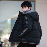 ROMON | Áo khoác cotton dày mùa đông cho nam LOMON Áo khoác ngoài có mũ trùm đầu Áo khoác ngoài lót 