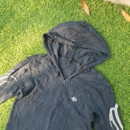 Grunge style thermal hoodie