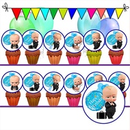 Boss Baby Cupcake Topper Baby Boss Baby Shower Birthday Party Celebration Wedding