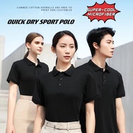 Microfiber Polo Tshirt Teamwork T-shirt Brethable Quick-Dry Men&Women BAJU POLO TSHIRT BERKOLAR LELA