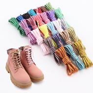 Metallic Glitter Shoe Laces Round Shiny Shoelaces Gold Silver Silk Shoes Lace Sports Casual Colorful