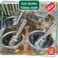 TITHAFAC Stainless Steel Pestle, High Quality 430 TITHAFAC Stainless Steel Mortar, Many Sizes