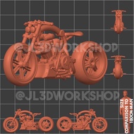 Jl3d Motor 1/64 Scale Custom Bike A Hotwheels Mini GT Tarmac Matchbox