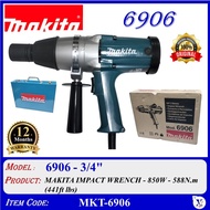 (6906 - 3/4") MAKITA IMPACT WRENCH - 850W - 588N.m (441ft lbs) - MKT-6906