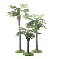 Supply Decorative Tree Fan Large Engineering Tree Wholesale Large Leaf Sea Date Tree Gum Indoor Sunf