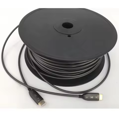 100M Armored Fiber Optic HDMI2.1 AOC Cable 48Gbps 8K HDMI HDR 10 Gigabit For Event LED Display Scree