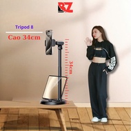 Bubzone phone holder with 360 rotation axis, customized with multiple rotation angles, Tripod 8