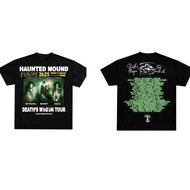 Haunted Mound Deaths Wagon 2025 Tour American Retro T-Shirt