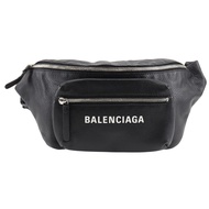 二手BALENCIAGA日常腰包 529765 DLQ4N 1000 皮革斜挎/單肩拉鍊日常男女通用