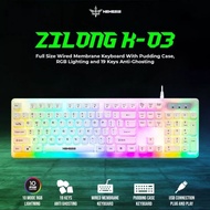 Keyboard Gaming membrane Zilong K-03 / Keyboard Gaming nemesis RGB