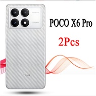 3 IN 1 POCO X6 PRO กระจกนิรภัยเซรามิค สําหรับ POCO X6 X5 X5 PRO C65 เลนส์กล้อง กระจกกันรอยหน้าจอ และ