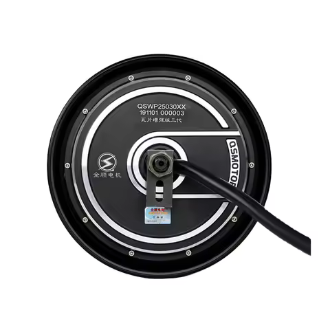 QS Motor 5000W 212 V4 72V 100kph BLDC Brushless Gearless Wheel Hub Motor for Electric Scooter 10*2.1