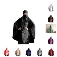 Women Muslim Khimar Abaya Long Hijab Jilbab Burqa Head Scarf