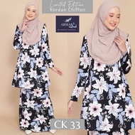 KURUNG MODERN RIAU LESS- IRON-KOREAN CHIFFON- CK 33