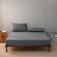 ผ้าปูที่นอน 1ผืน 6ฟุต/5ฟุต ผ้าฝ้ายแท้100% คละสี คุมกับที่นอน 10 นิ้ว มีที่รัดมุม ยางรัด4ที่ Fitted s