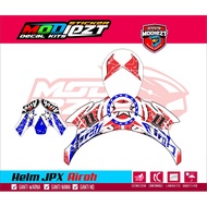 Jpx helmet decal