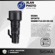Sigma 500mm F5.6 DG DN OS | Sports Lens for Sony E / Leica L | Sigma Singapore Warranty