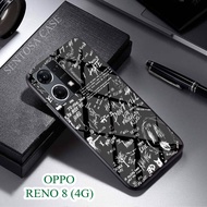 National CASE - OPPO RENO 8 (4G) Glass Softcase - OPPO RENO 8 (4G) HP Casing [ S70 ].