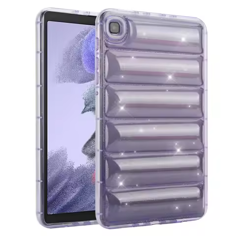 Glitter Soft Down Jacket Puffer For Samsung Galaxy Tablet Case for A7 lite S6 liteTab A9 A8 A7 A11 S