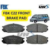 FBK 1070 C22 FRONT BRAKE PAD