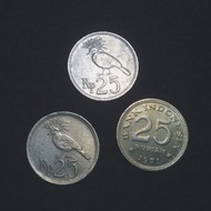 Uang Koin 25 Rupiah Tahun 1971