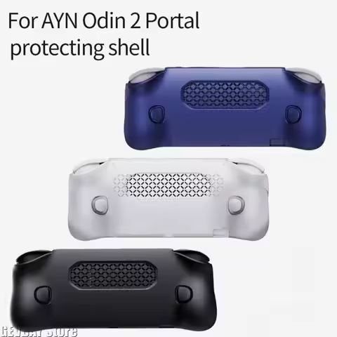 For AYN Odin 2 Portal Protective Shell Waterproof Silicone Protective Case Anti-fall Ergonomic Grip 