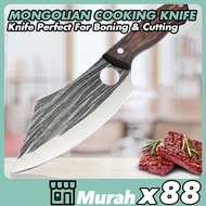 Mongolian Butcher Knife High Quality Carbon Stainless Steel Super Sharp Boning Kitchen Cooking Cutte