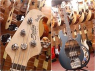 ♪♪學友樂器音響♪♪ Sterling Stingray Ray4 貝斯 消光藍 TBLS Musicman