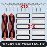 Compatible For ( Xiaomi Robot Vacuum S40C / E101 ) Spare Parts Accessories Kits Main Side brush HEPA