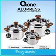 OXONE PREMIUM Pressure Cooker OXONE OX-2012 Aluminum Pressure Cooker 4 Liter - 12 Liter