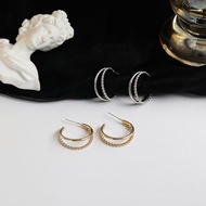 Adalyn Hoops Earring (925 Silver) Korean Earring/