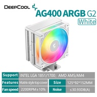Deepcool | DeepCool AG400 ARGB G2 Air Cooler 4 Heat Pipes PWM Processador CPU Radiator for LGA1700 1