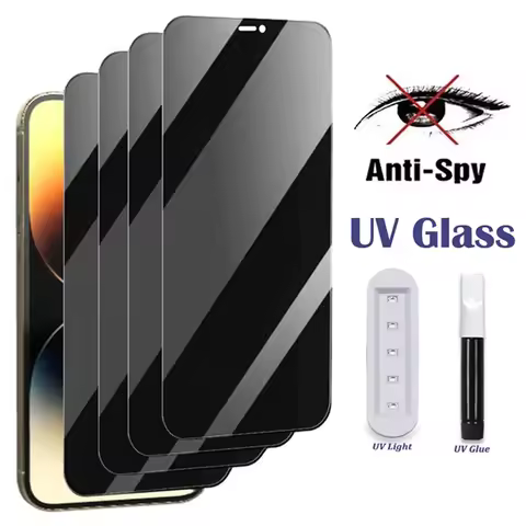 UV Privacy Tempered Glass For VIVO X100 Pro X90 X60 X70 Plus X80 Anti Spy Screen Protector vivo X100