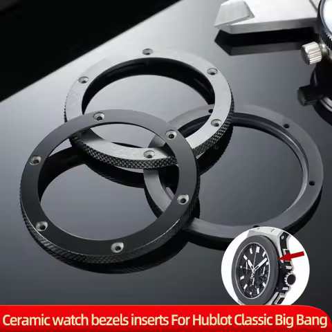 Ceramic watch bezels inserts For Hublot Classic Big Bang 44mm automatic watch bezel loop replacement