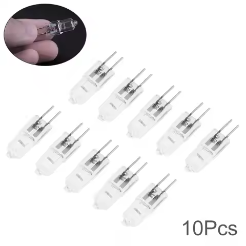10pcs G4 Halogen Light Bulbs 12V 10W/20W Long Life Capsule Lamps Warm White Clear Bulbs,G4 Halogen L