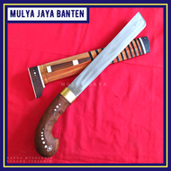 GOLOK TARISI JASINGA ASLI CHENGLIEM BAJA PER LAWAS GAGANG KAYU KIARENG  SARUNG MAHONI