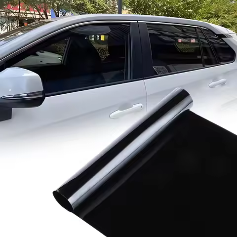1 Roll Car Window Tint Film 50cmX3m Glass Sticker 1/5/15/25/35/50 Percent Black Car Window Foils Tin