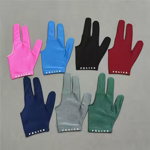 Billiard Glove Left Hand Right Hand Medium Felice USA Pool Glove 3 Fingers Professional Carom Glove 