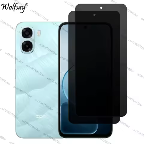 Anti-Spy Tempered Glass For Oppo A6x Privacy Screen Protector For Oppo A6x Anti-Spy Screen Glass For