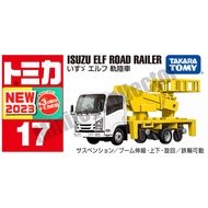 Tomica No.17 Isuzu Elf Track Vehicle (With First Lot 2023 Sticker)