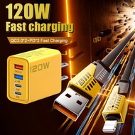 Type C 65W Super Fast Charging Cable for  Android 4 IN 1 Type C Quick Charging Cable with USB Type-C