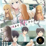Gimai Seikatsu Anime Keychain Women Asamura Yuta Ayase Saki Acrylic Key Chain Man Day With My Stepis