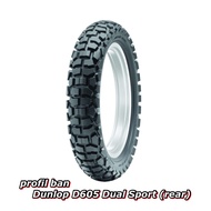 Dunlop D605 Dual Purpose Tire 460-18 (Rear)